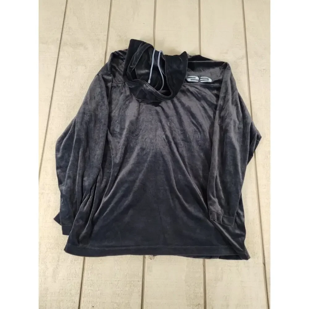 Nike Air Jordan VTG XXL Full Zipper Hoodie Blue Soft w/Front Pockets